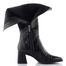 Tamaris kozačky na podpatku black 1-25544-47
