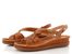 Pikolinos sandály s proplétanými  pásky Cadaques brandy W8K-1839