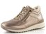 Caprice kotníkové tenisky s membránou taupe metallic 9-26201-43