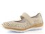 Rieker sportovnější baleríny s páskem béžové N4299-60
