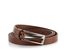 Dámský kožený opasek úzký hnědý 15-1-48