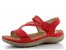 Rieker červené sandále s gumičkami 64870-33