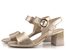 Gabor metalické sandály na podpatku Puder 41.700.62