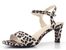 Tamaris sandály na podpatku leopard 1-28028-42