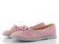 Fly London semišové baleríny pale pink P145414002