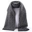 Bugatti oboustranný pánský šál s geometrickým vzorem tmavě šedý 630328-980