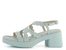Wonders sandály na podpatku lakované Aqua D-1013