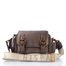 Hispanitas metalická crossbody kabelka s klopou topo BI254143