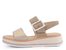 Gabor sandále na platforme púdrové/béžové 42.744.33