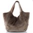 Rieker kožešinková shopper kabelka s etují taupe H1053-64