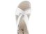 Caprice sandály s kříženými pásky White Combi 9-28704-20