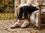 Högl sneakers poltopánky s baránkom taupe 2-100222-1900