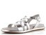 Wonders metalické sandály Silver AT-3402