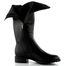 Tamaris hladké kožené kozačky black 1-25550-47