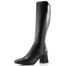 Tamaris kozačky na podpatku black 1-25544-47
