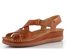 Pikolinos sandále s kríženými pásikmi Cadaques Brandy W8K-0741