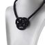 Náhrdelník rokajl uzol čierny