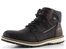 Rieker pánska šnurovacia členková obuv s membránou čierno-šedá 38441-01