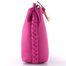 Lola Casademunt shopper kabelka s kovovým madlem fuchsia LS2604019