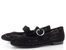 Remonte prořezávané baleríny s nártovým páskem černé D0K18-02