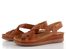 Pikolinos sandále s kríženými pásikmi Cadaques Brandy W8K-0741