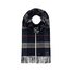 Fraas kašminkový šál s károvaným vzorem blue 625391-592
