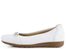 Rieker baleríny s ozdobným kováním bílé L9360-80
