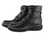 Geox členkové topánky hladké so zipsom čierne D84ACA043BN