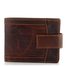 Pánská peněženka se zápinkou stínovaná hnědá V-05/M