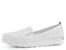 Looke kožené perforované mokasíny/slip-on Celie White L1052_03