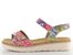 Remonte farebné sandále s pásikmi na suchý zips D2049-90