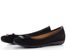 Gabor čierne semišové baleríny 54.166.17