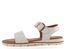 Tamaris kožené sandále biele 1-28133-44