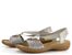 Rieker metalické sandále s gumičkou Rose-Metallic 60880-90
