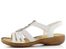 Rieker sandále biele s bižutériou 60839-80