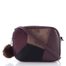 Remonte sešívaná crossbody kabelka s přívěškem vínová/fialová Q0674-35