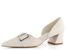 Högl lodičky na širokém podpatku Creme 9-104530