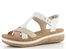Rieker sandály na platformě Altrosa/Perle/Weiss V0919-80