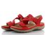 Rieker červené sandále s gumičkami 64870-33