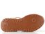 Wonders sandály s plnou špičkou sand/oro A-4804