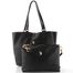 U.S. POLO ASSN. střední oboustranná shopper kabelka s etují černá BIURR9377WVPTC8