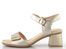 Remonte sandály na podpatku palegold D1K54-90