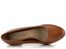 Tamaris kožené hladké lodičky Cognac 1-22410-29