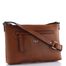 Dámská kožená crossbody kabelka cognac 2525-B-025