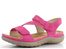 Rieker růžové sandály s gumičkami 64870-31