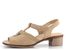 Ara dámské sandály na podpatku Lugano béžové 12-35730-05