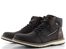 Rieker pánska šnurovacia členková obuv s membránou čierno-šedá 38441-01