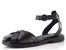 Fly London sandály s plnou špičkou black P145409000