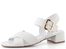 Högl luxusní sandály na podpatku creme 9-102623-1200