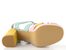 Fly London sandály na podpatku yellow/pale pink/white/spearmint P145455001